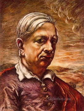 ジョルジョ・デ・キリコ Painting - セルフポートレート 1 ジョルジョ・デ・キリコ 形而上学的シュルレアリスム